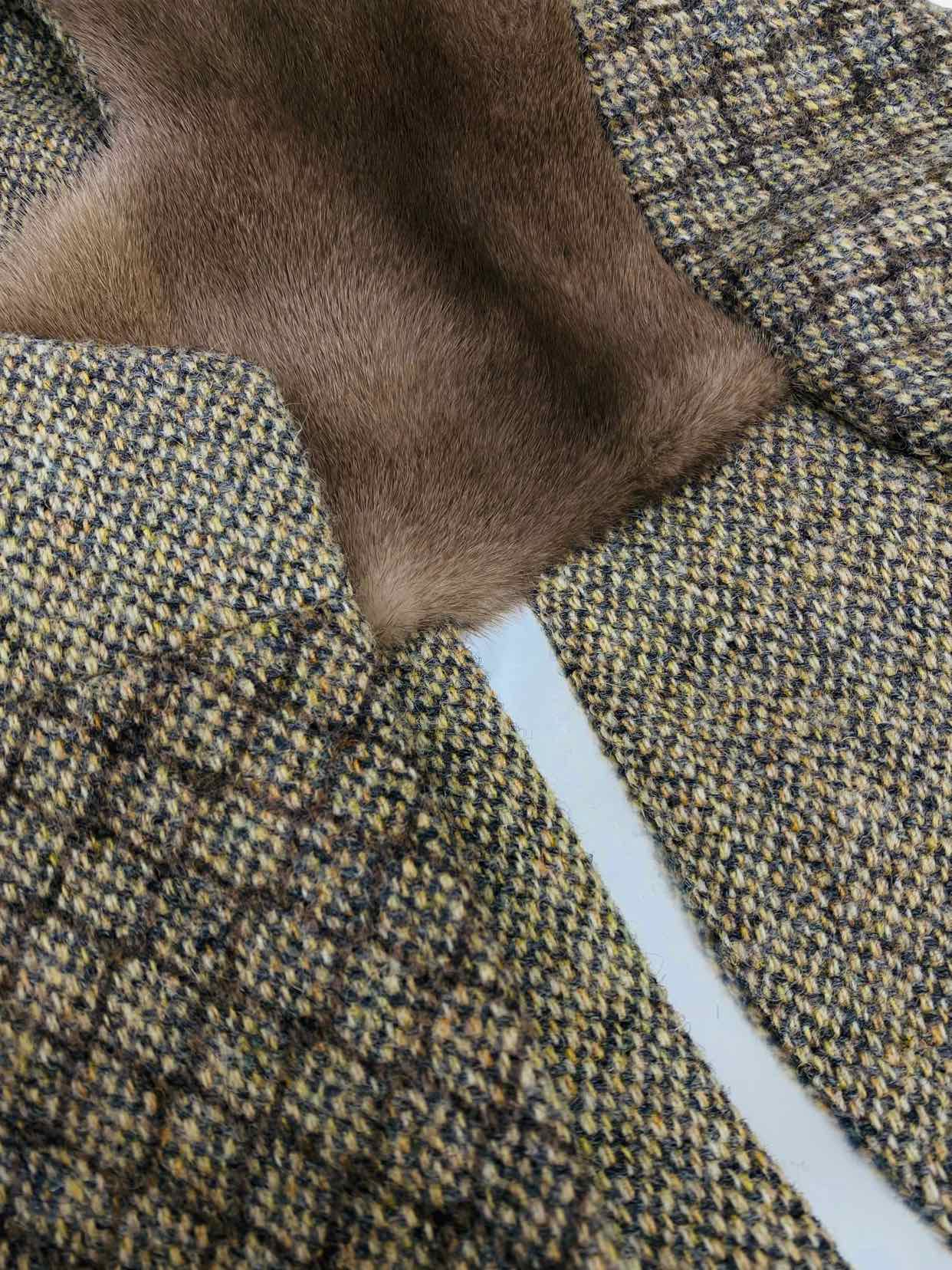 PETER PILOTTO Green & Brown Size US 2 Coat