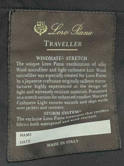 LORO PIANA Windmate Black Size US 6 Jacket
