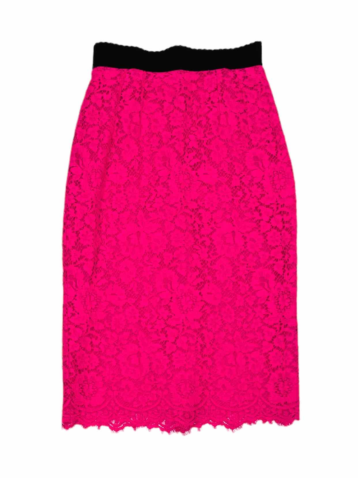 DOLCE & GABBANA Fuchsia Size US 4 Top & Skirt Outfit