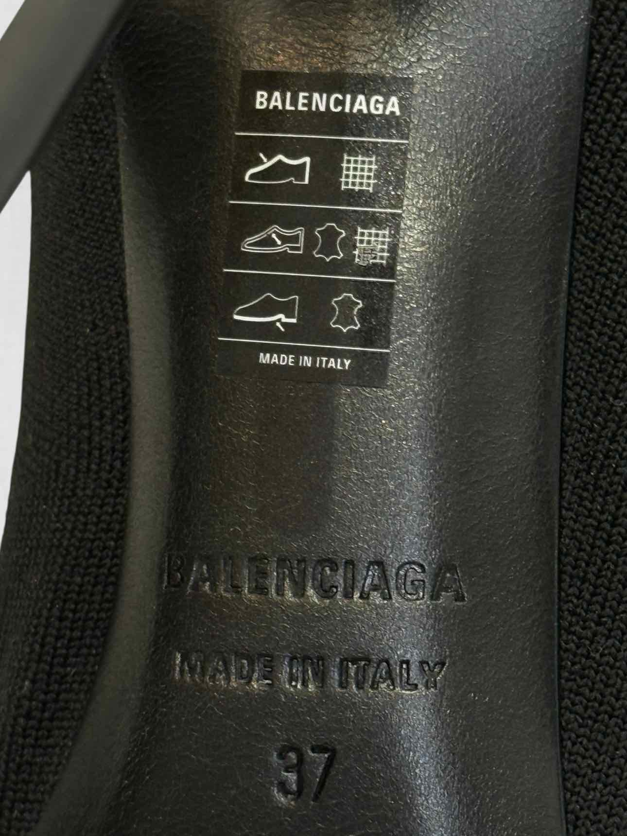 BALENCIAGA Anatomic Black Size EU 37 Ankle Boots