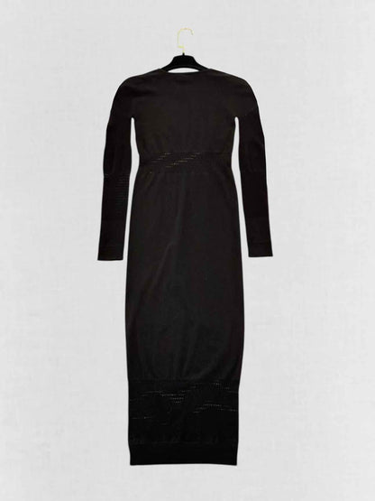 ALEXANDER MCQUEEN Black Size XSmall/Small Midi Dress