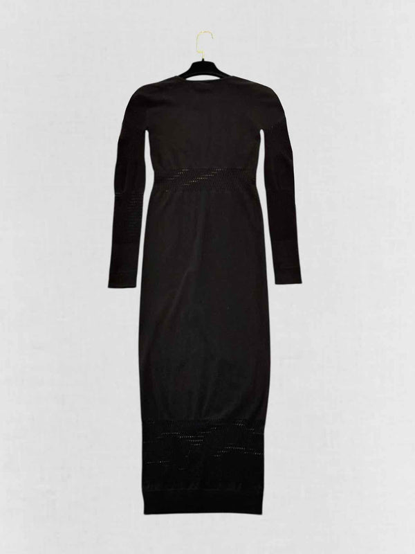 ALEXANDER MCQUEEN Black Size XSmall/Small Midi Dress
