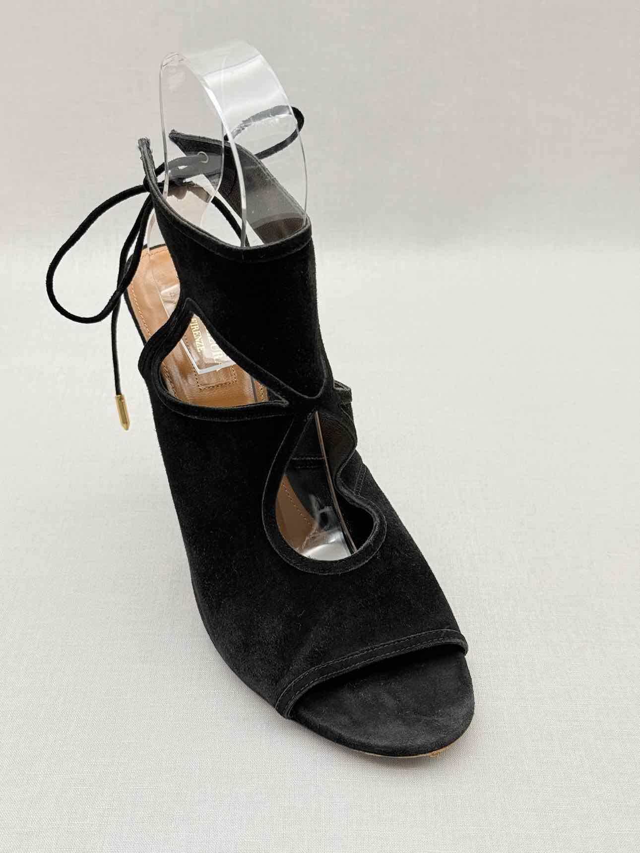 AQUAZZURA Sexy Thing Black Size EU 42 Heeled Sandals