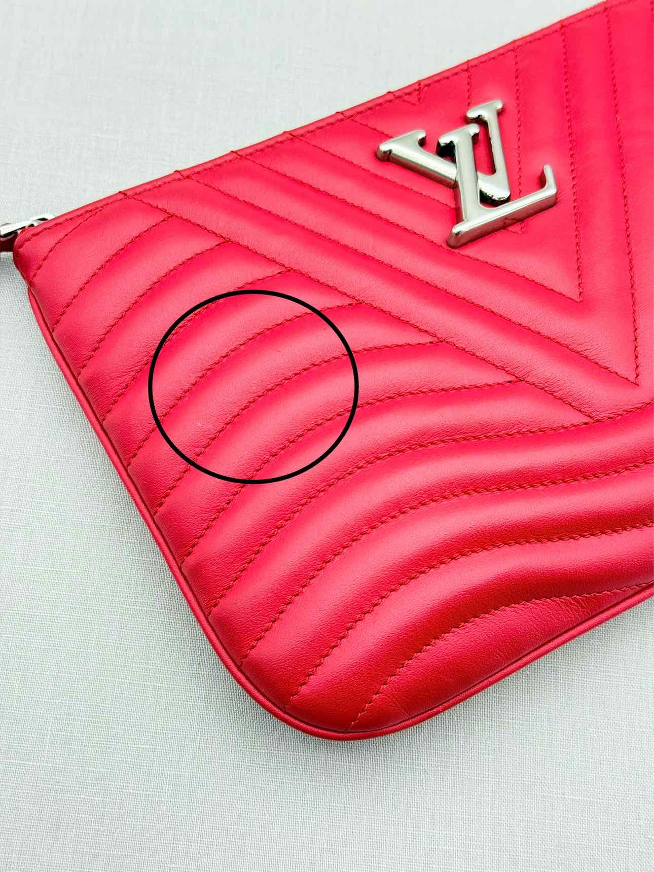 LOUIS VUITTON New Wave Red Clutch