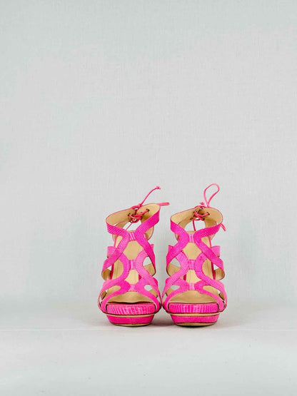 APERLAI Pink Size EU 40.5 Heeled Sandals