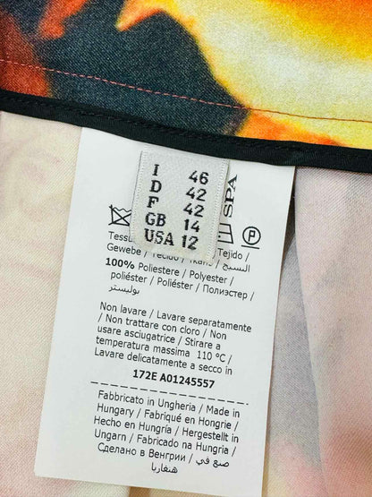 MOSCHINO COUTURE Skater Floral Size US 12 Skirt