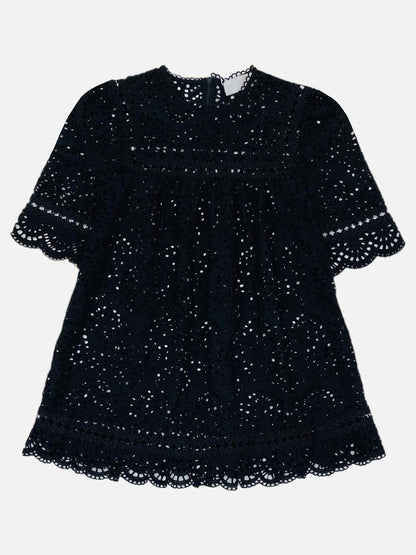 ZIMMERMANN Tali Swirl Swing Black Size US 0 Top