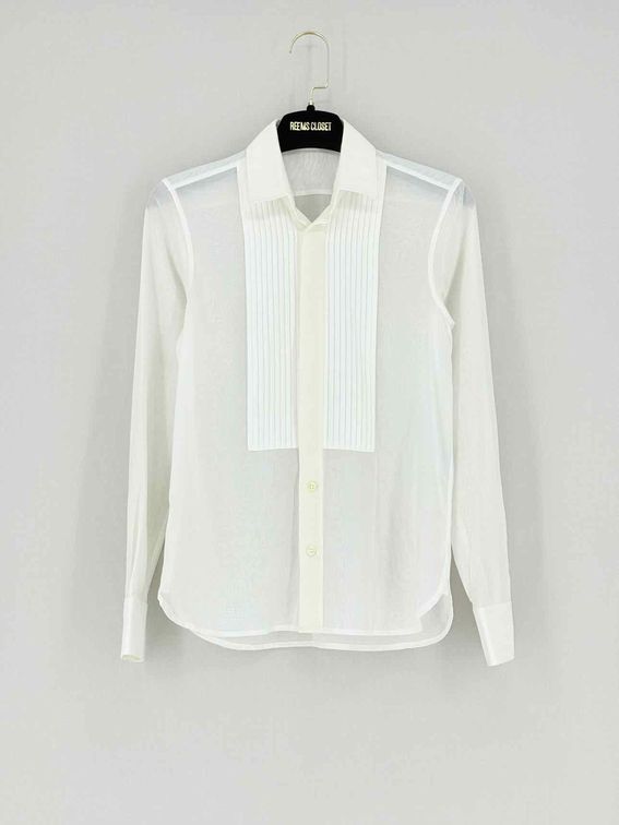 SAINT LAURENT Tuxedo White Size XSmall Shirt