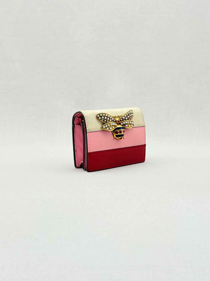 GUCCI Pink Multicolor Compact Wallet
