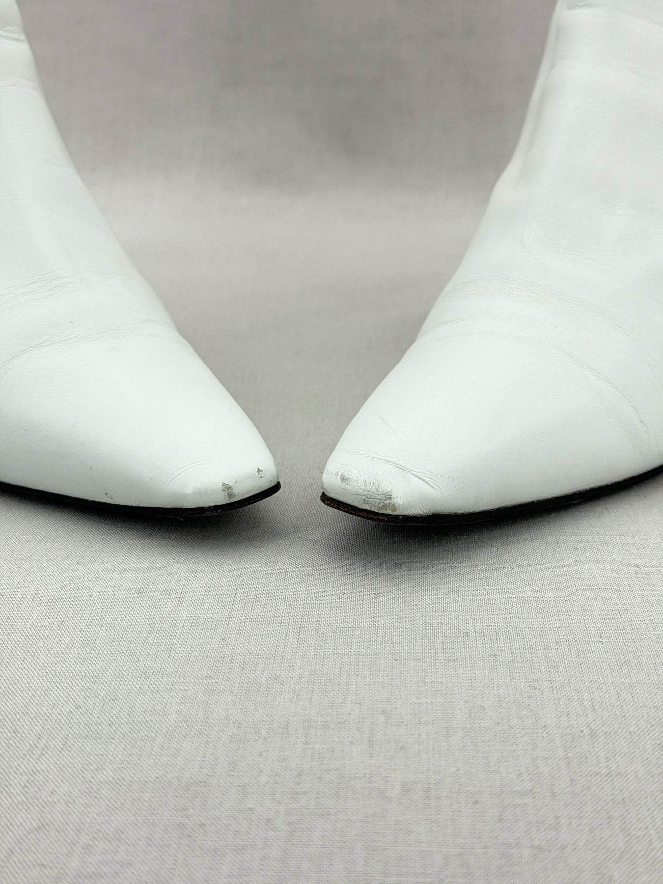 BRUNELLO CUCINELLI White Size EU 37.5 Ankle Boots