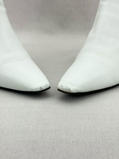BRUNELLO CUCINELLI White Size EU 37.5 Ankle Boots
