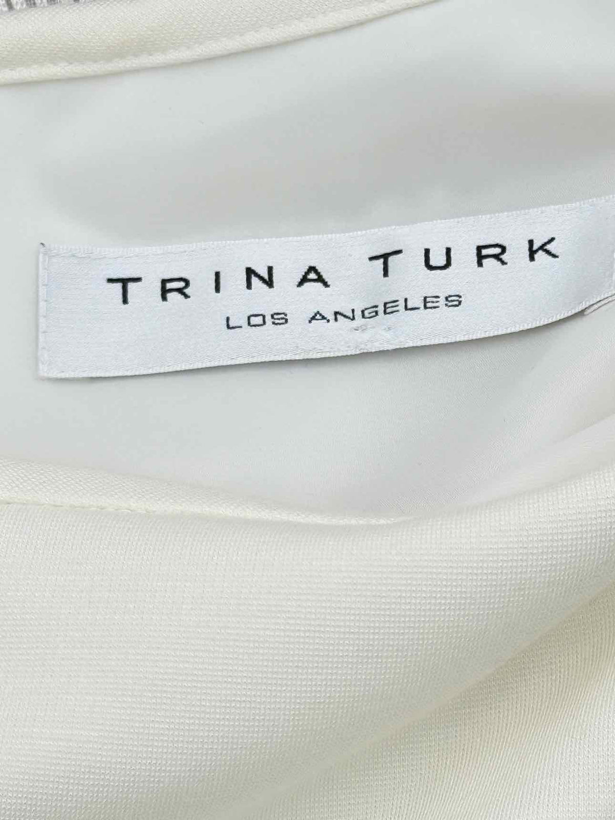 TRINA TURK White Size Medium Short Dress