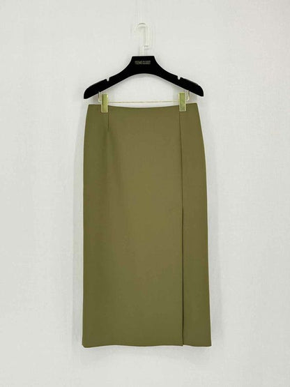 SPORTMAX Khaki Size US 4 Midi Skirt