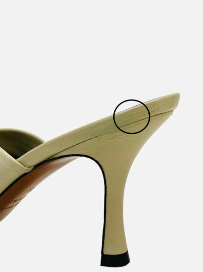 ATP ATELIER Square Toe Off-white Size EU 36 Mules