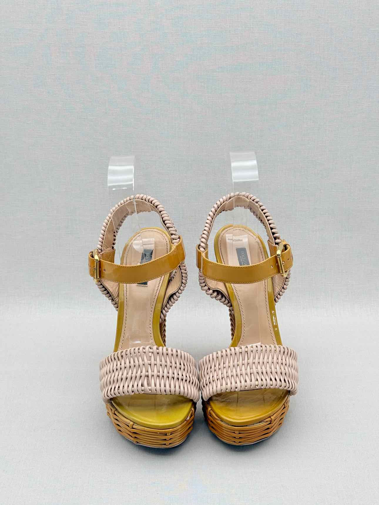 DOLCE & GABBANA Size EU 39 Platform Sandals