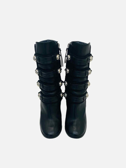 ISABEL MARANT Arnie Black Mid Calf Boots 36