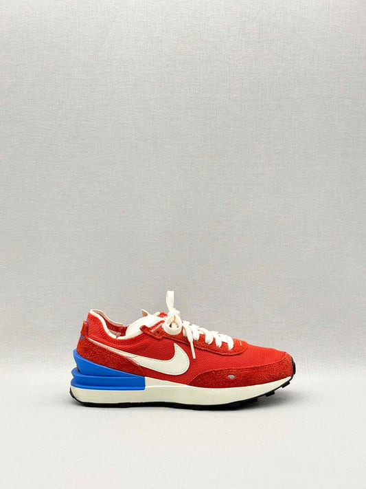 NIKE Waffle Knit Red Multicolor Size EU 38.5 Sneakers