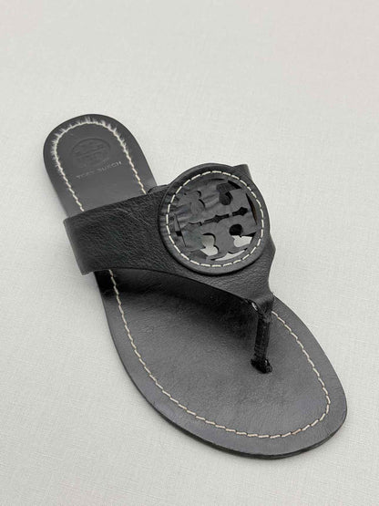 TORY BURCH Louisa Black Size EU 37.5 Sandals