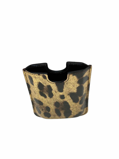 DOLCE & GABBANA Brown & Tan Leopard Phone case