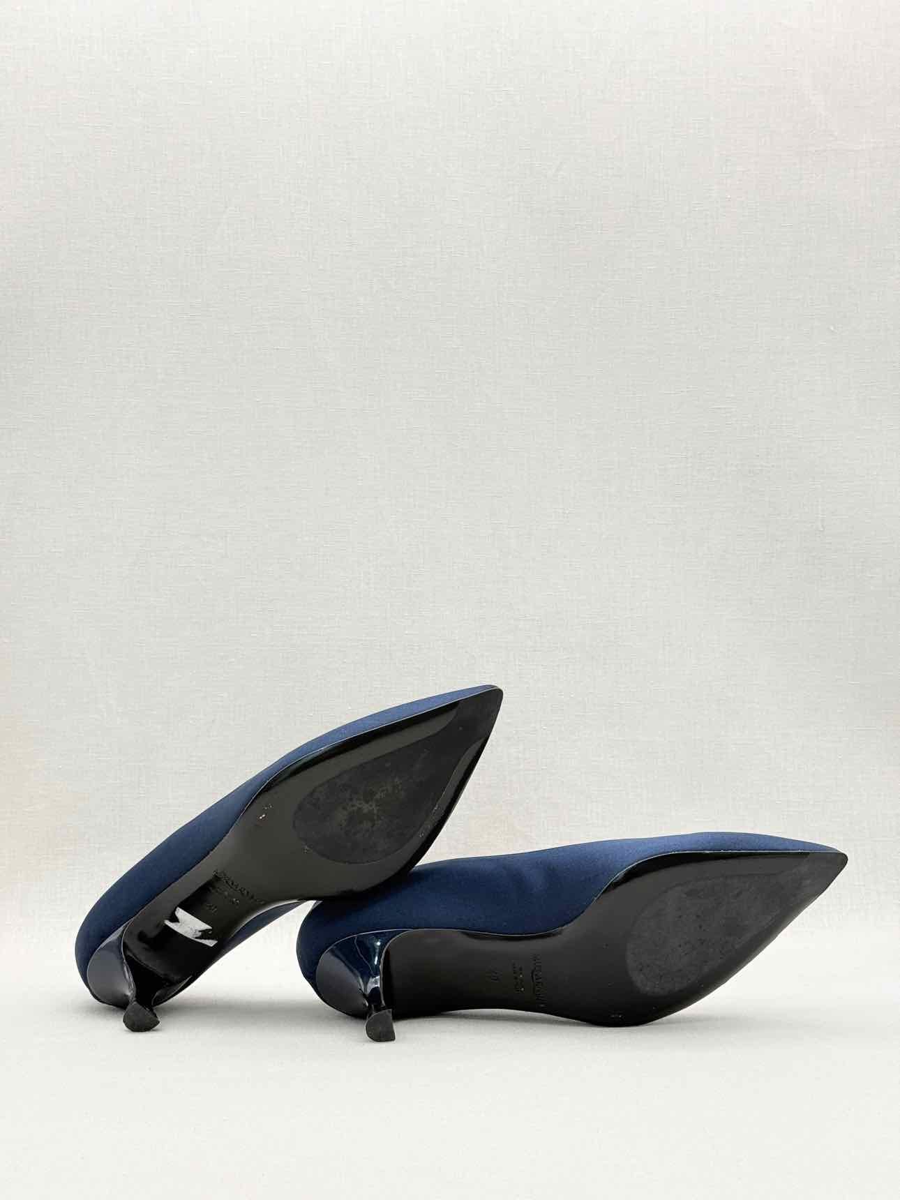 MARINA RINALDI Navy Blue Size EU 40 Pumps