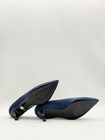 MARINA RINALDI Navy Blue Size EU 40 Pumps