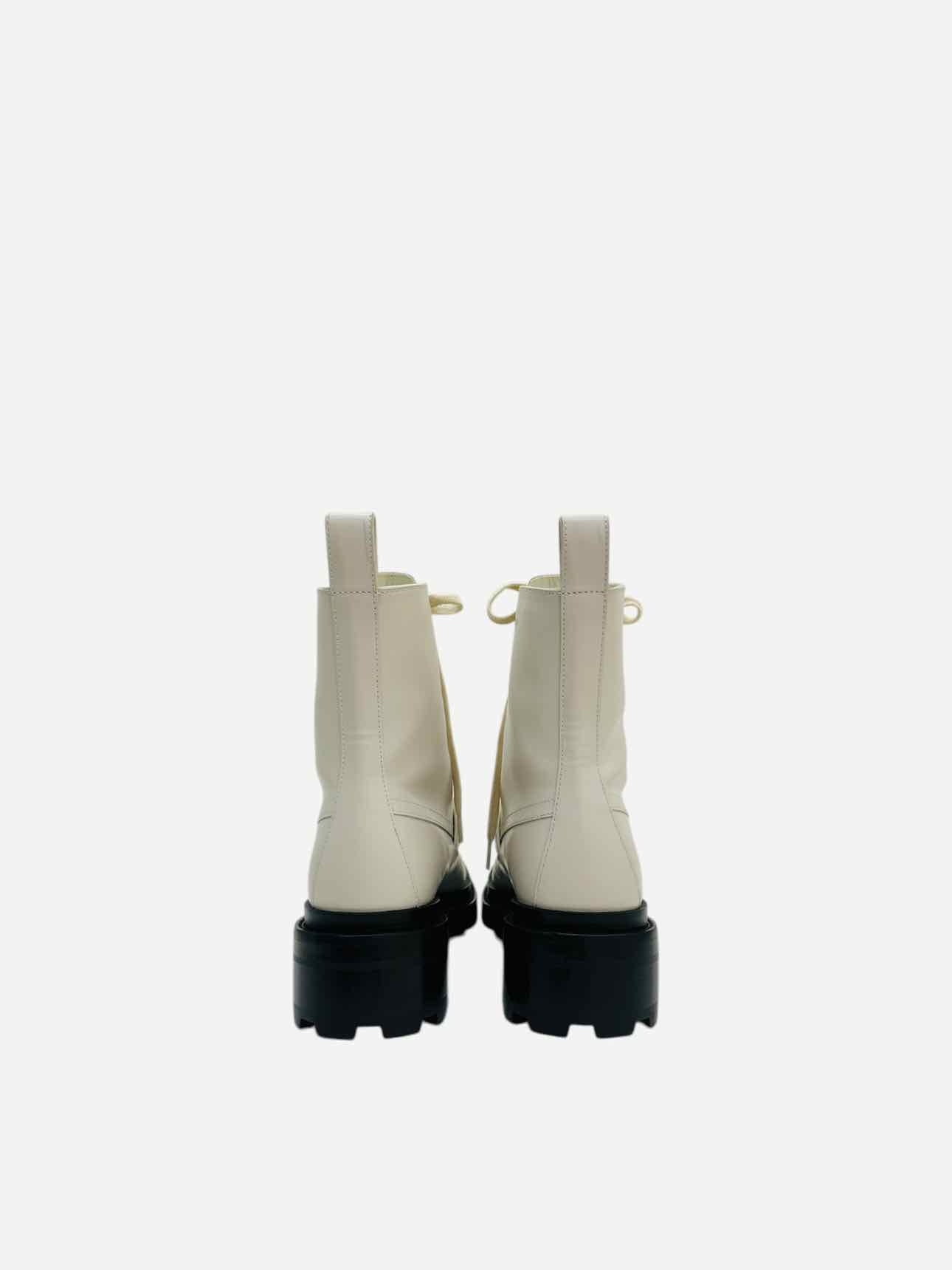 HERMES Funk Off-white Size EU 36.5 Ankle Boots