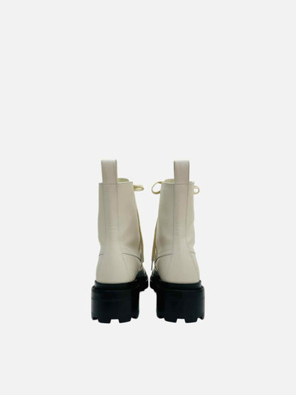 HERMES Funk Off-white Size EU 36.5 Ankle Boots