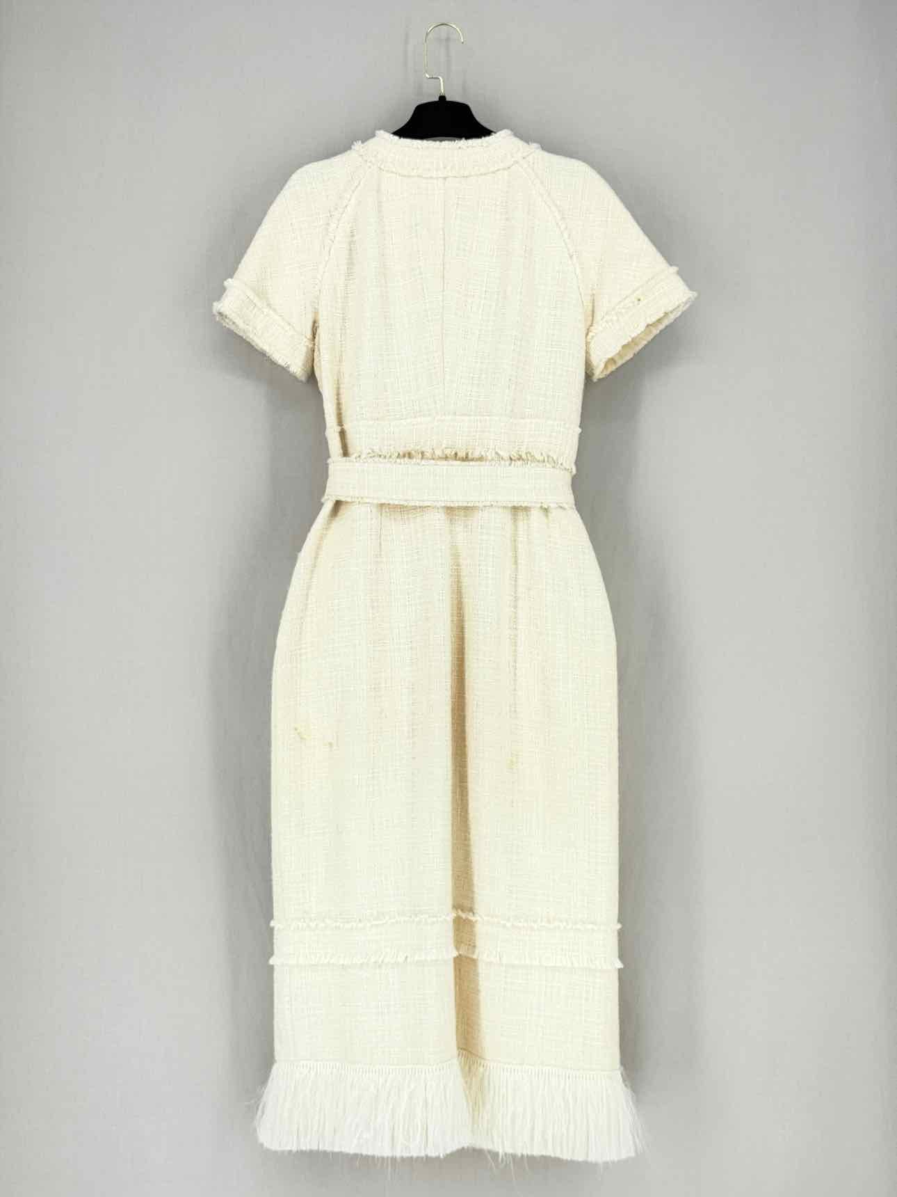 ALEXIS Joancy Cream Size Large Midi Dress