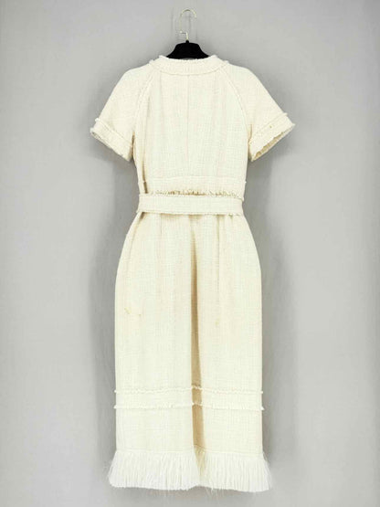 ALEXIS Joancy Cream Size Large Midi Dress