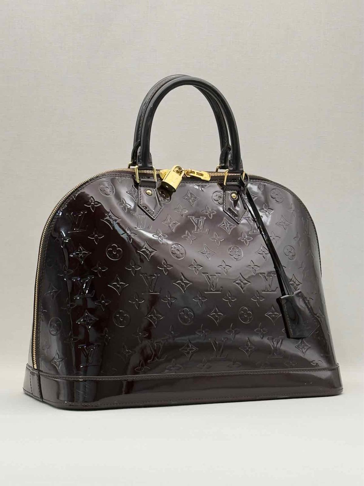 LOUIS VUITTON Alma Amarante Monogram Top Handle
