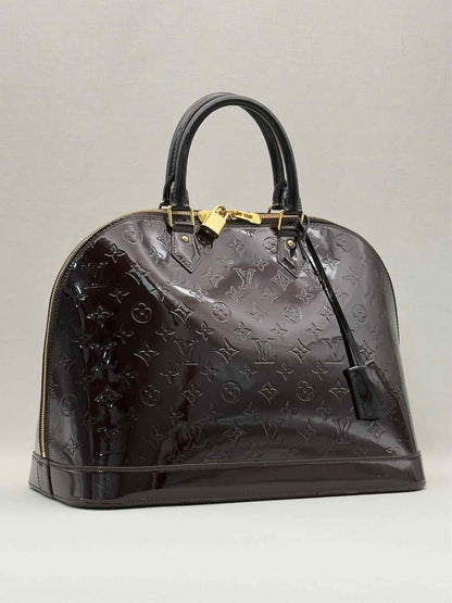 LOUIS VUITTON Alma Amarante Monogram Top Handle