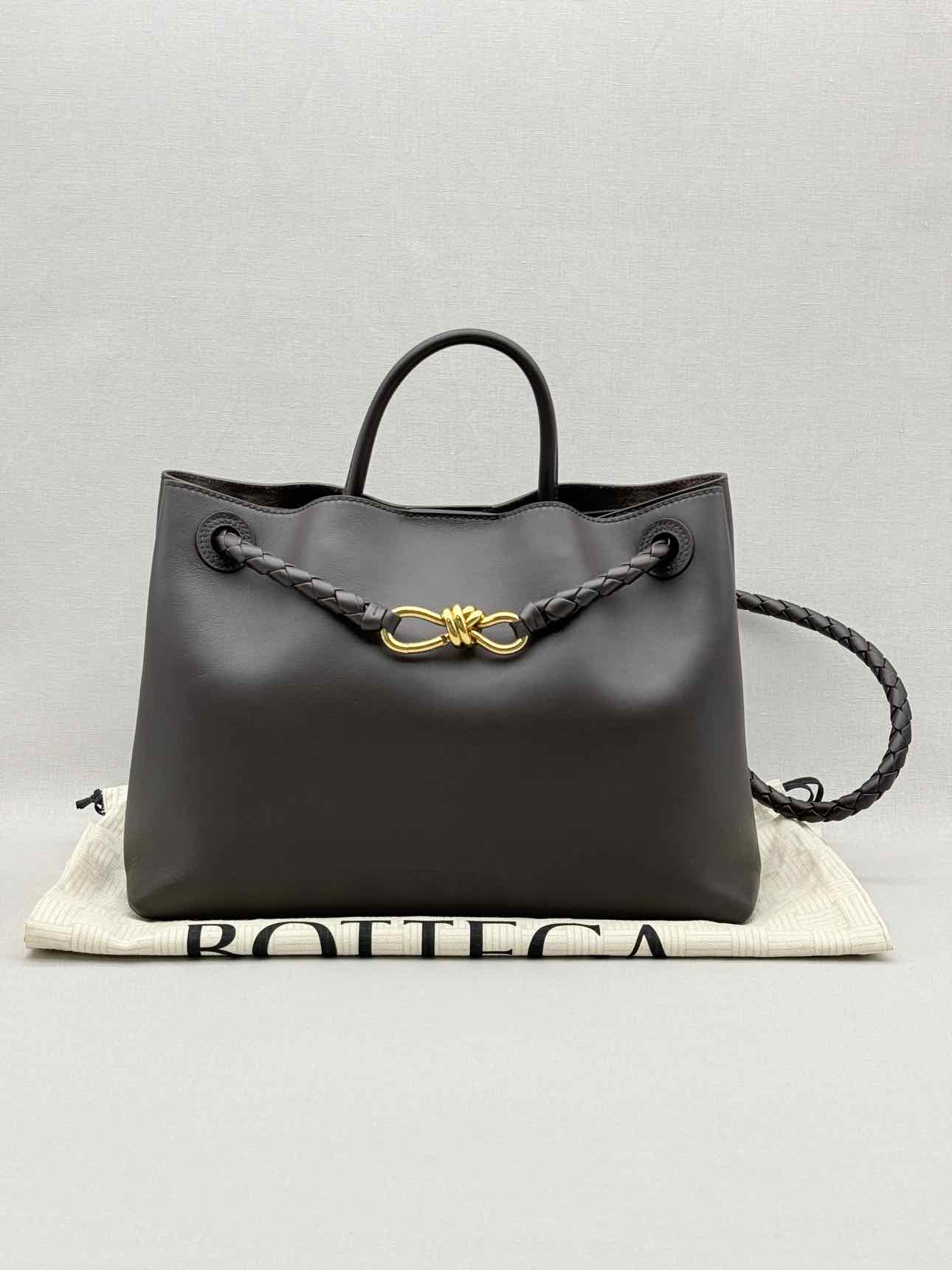 BOTTEGA VENETA Andiamo Brown Top Handle