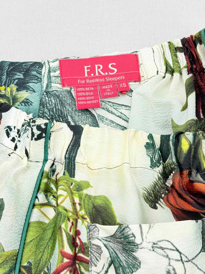 FOR RESTLESS SLEEPERS Blue Multicolor Size XSmall Pants