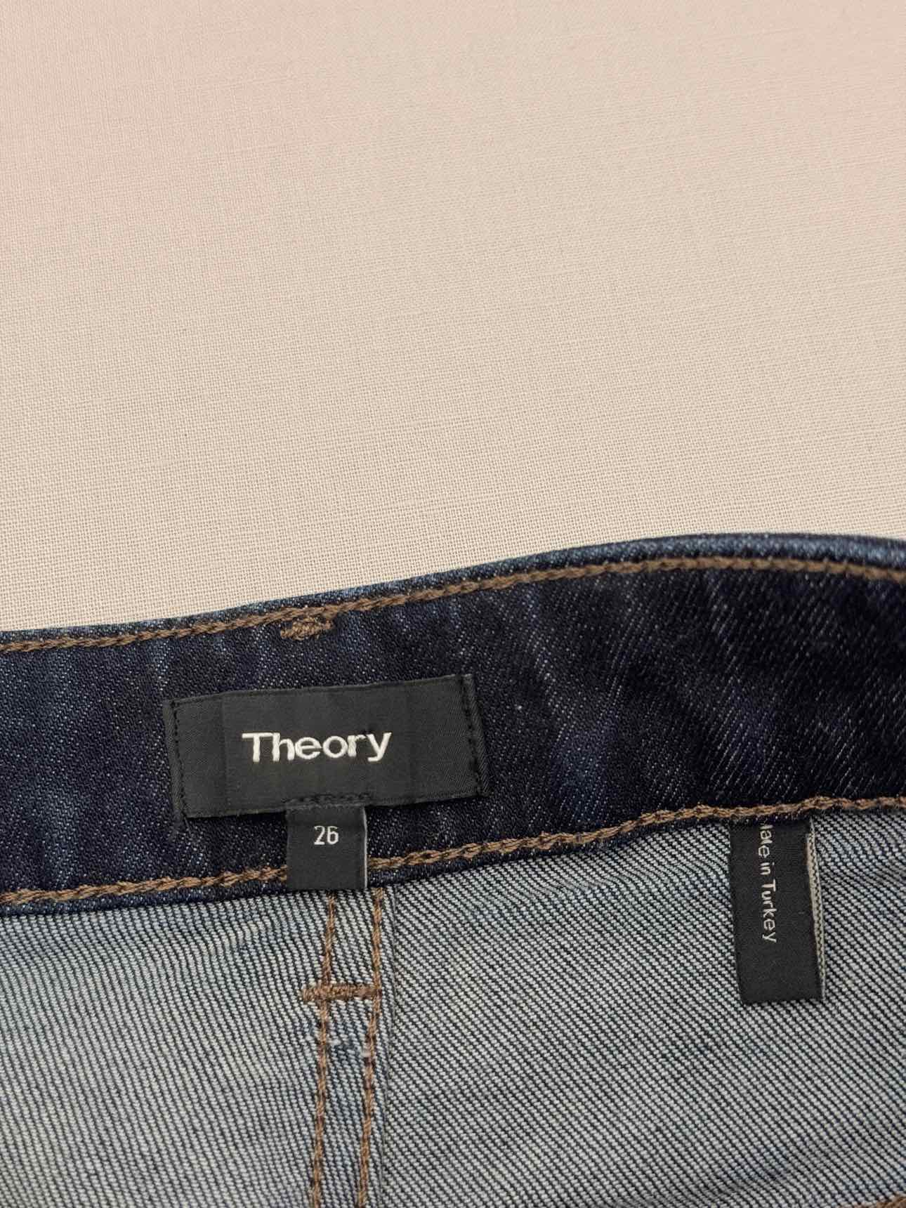 THEORY Demitria Blue Size 26 Jeans