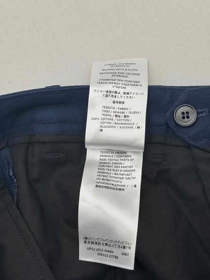 GUCCI Chino Navy Blue Size 46 Pants