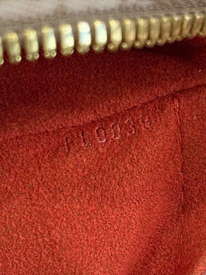 LOUIS VUITTON Trevi Brown Damier Ebene Top Handle