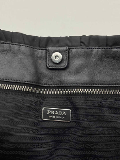PRADA Tessuto Black Tote Bag