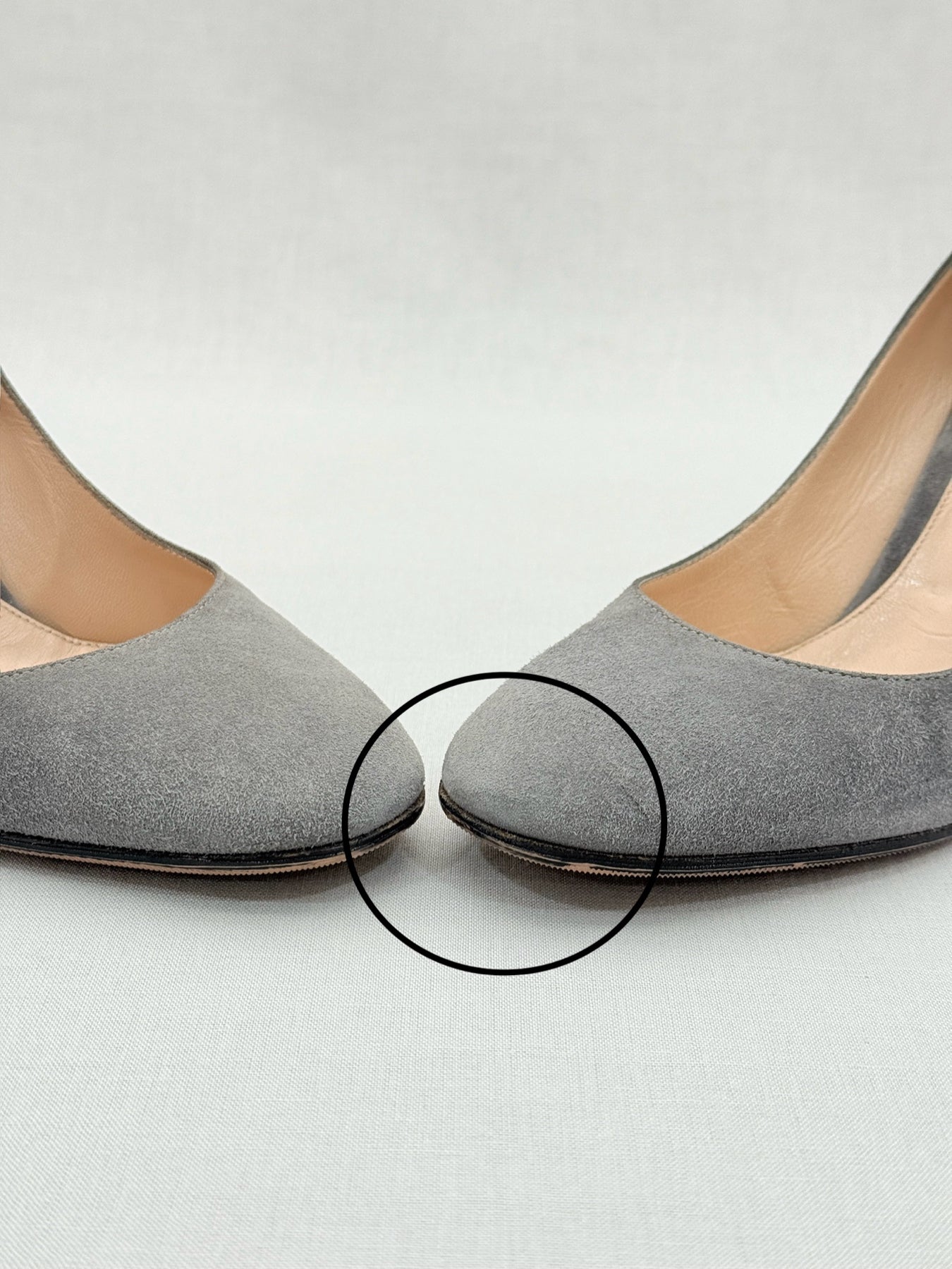 GIANVITO ROSSI Joelle Grey Size EU 36 Pumps