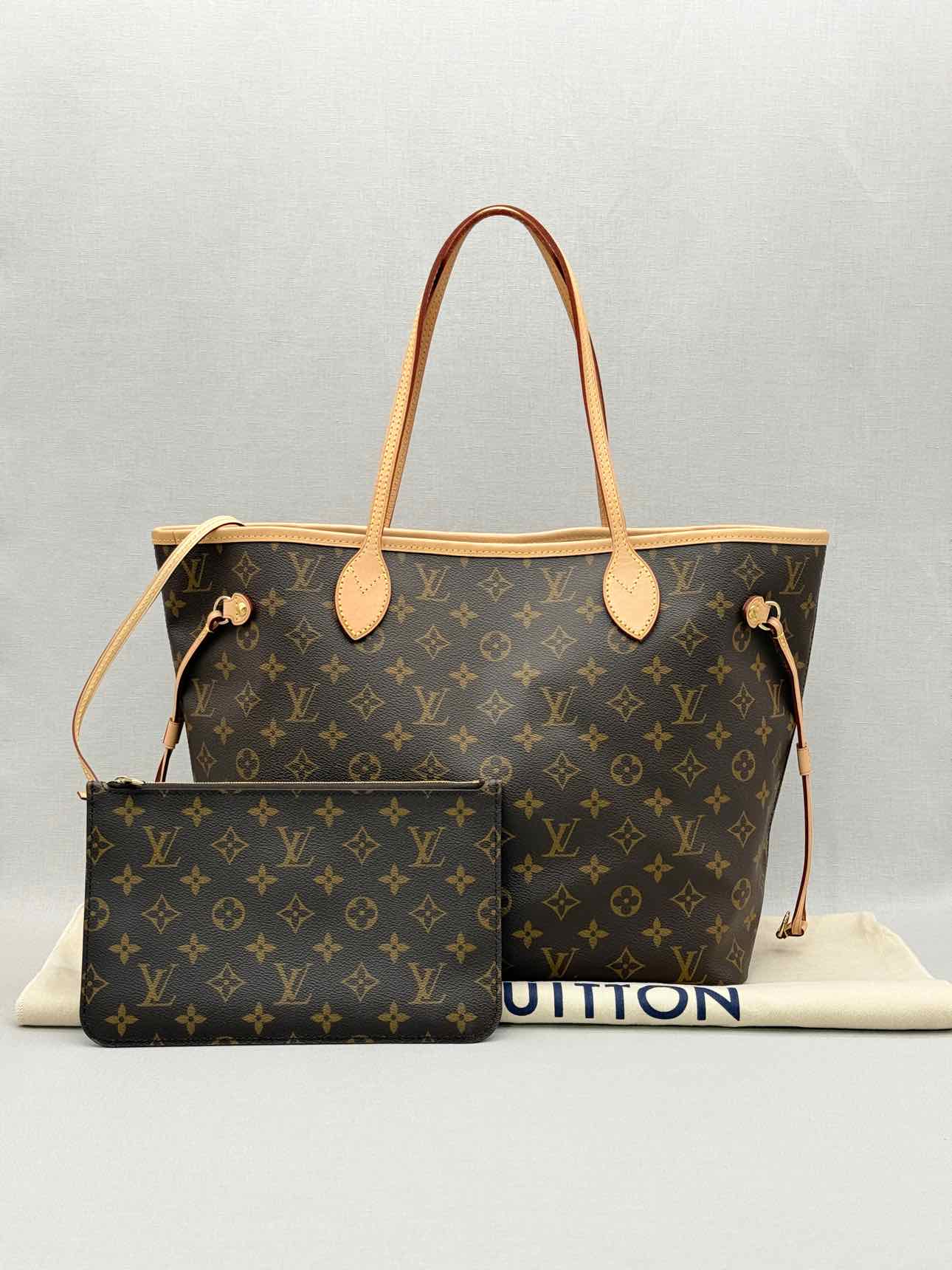 LOUIS VUITTON Neverfull Brown Monogram Tote Bag