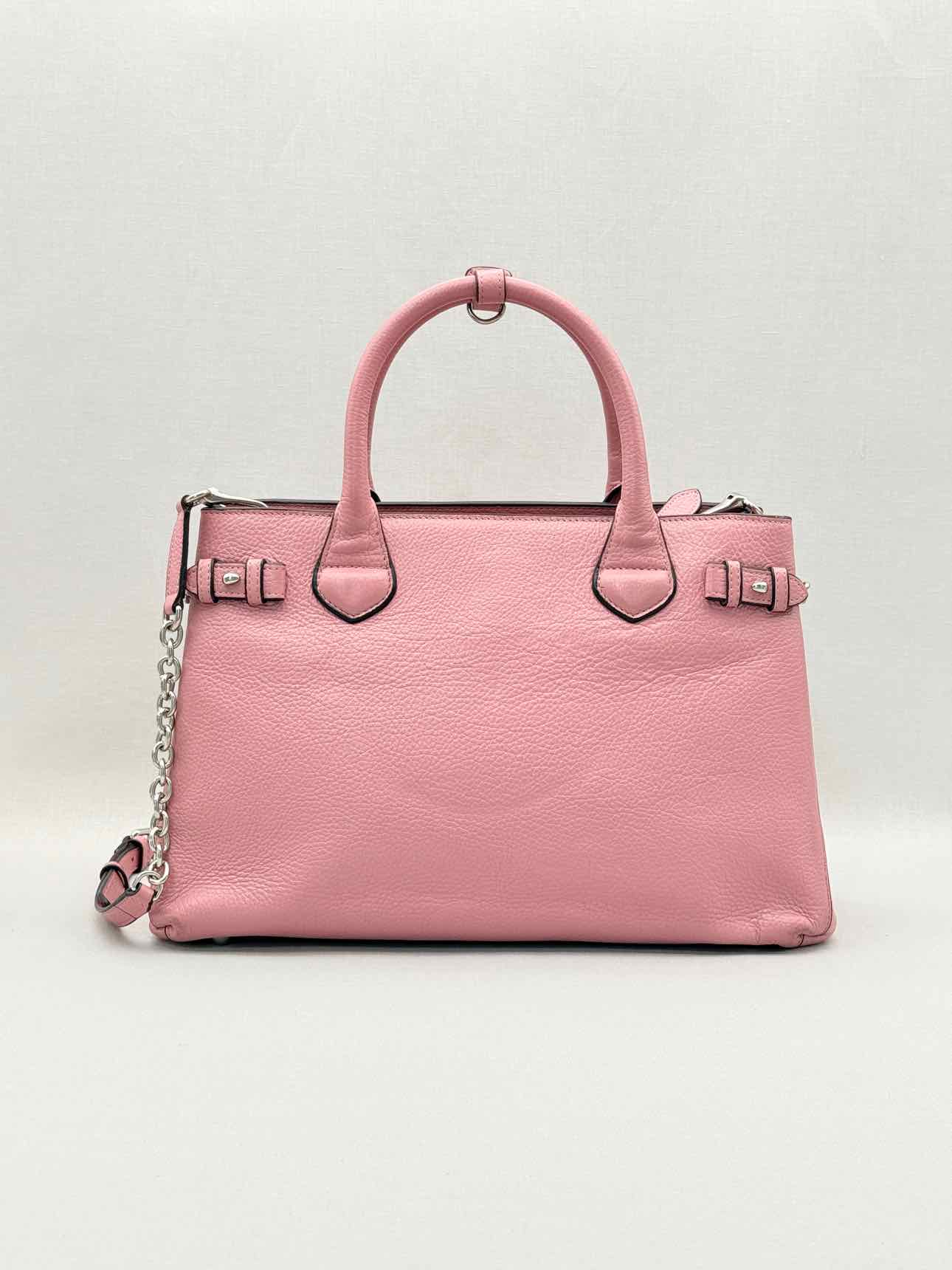 BURBERRY Banner Pink Tote Bag