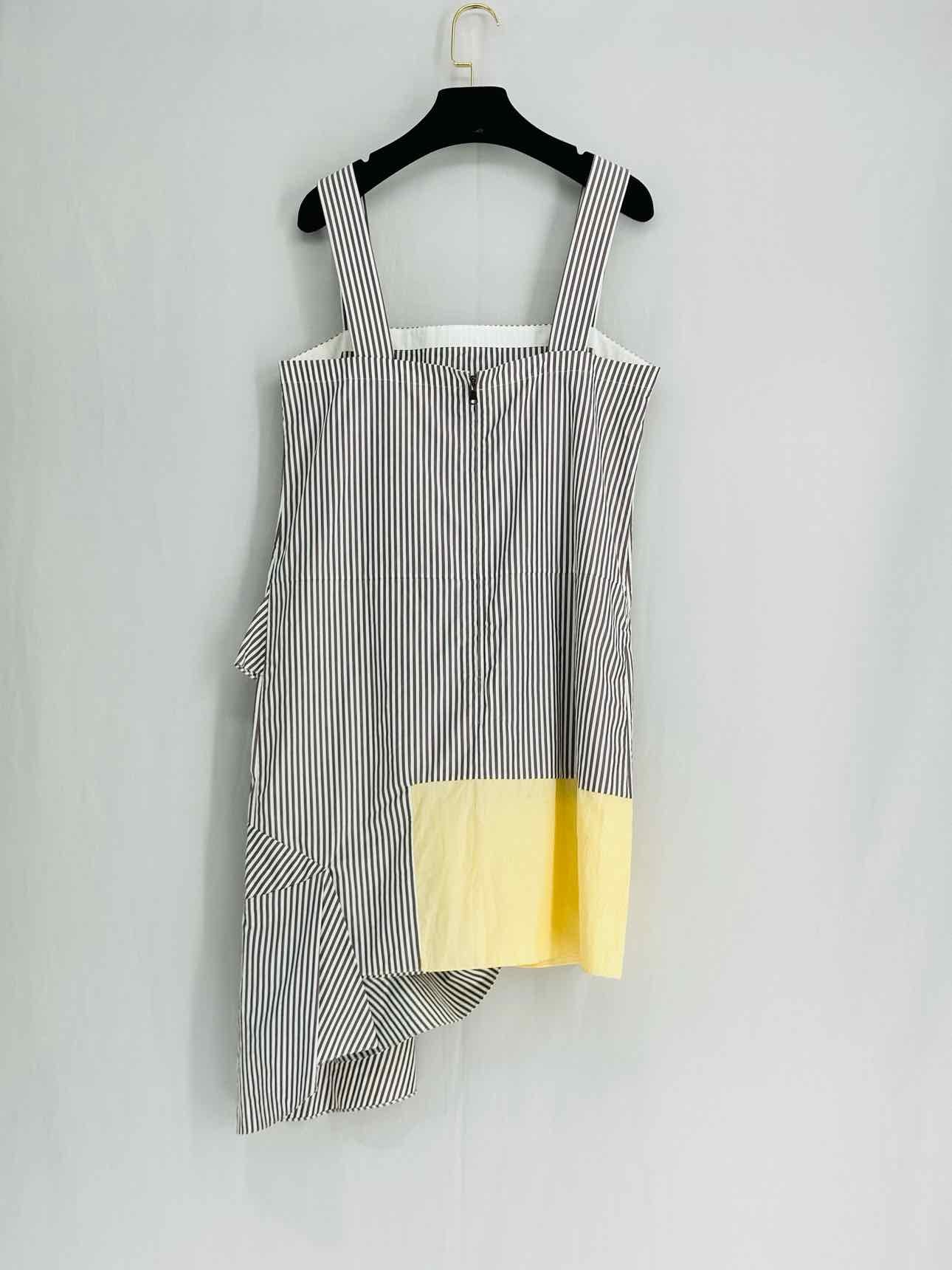 PORTS 1961 Brown & White Striped Size US 8 Short Dress