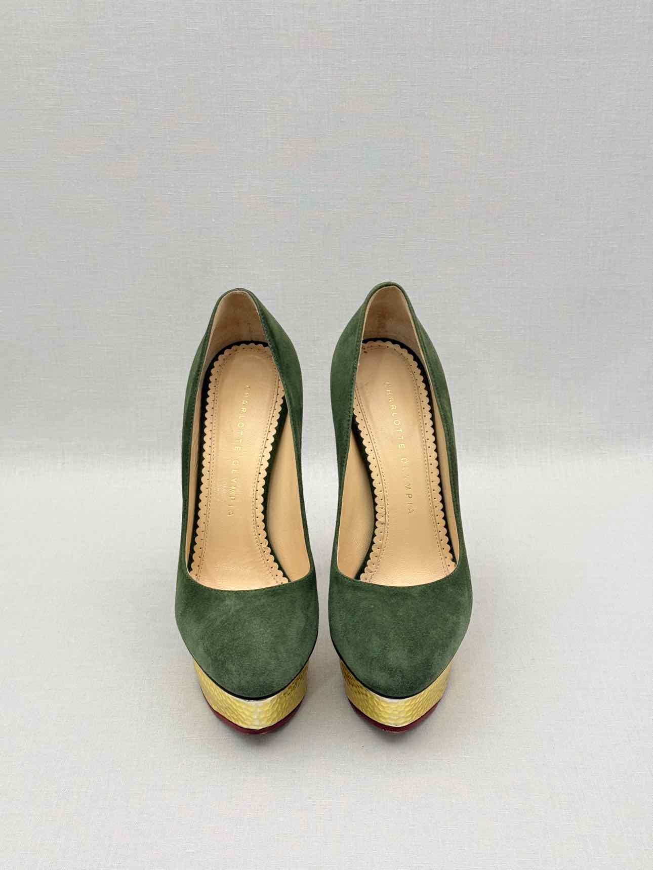 CHARLOTTE OLYMPIA Dolly Green Size EU 37 Pumps