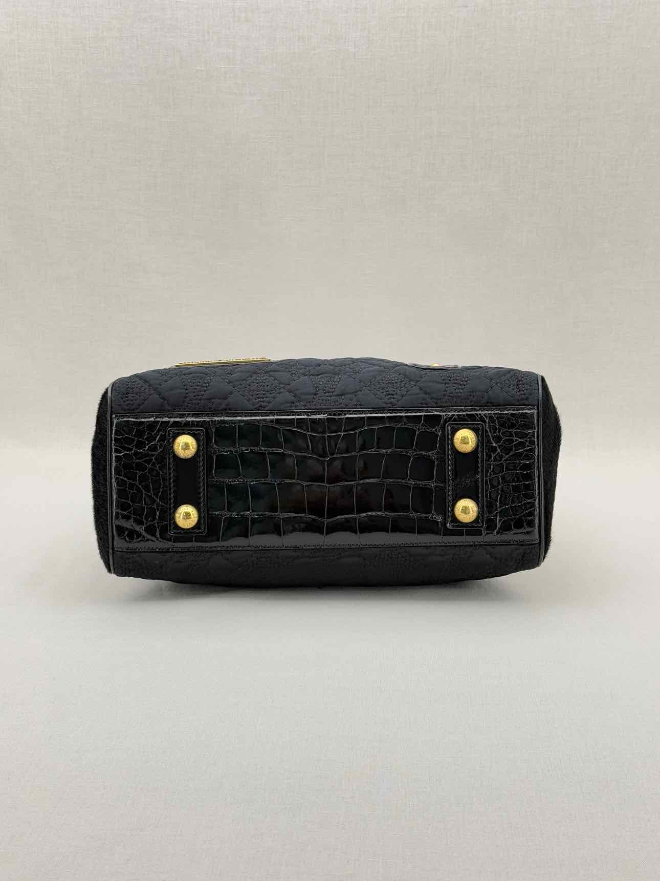 LOUIS VUITTON Limited Edition Black Monogram Top Handle