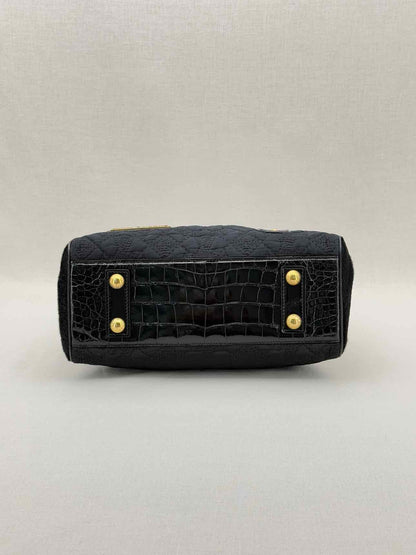 LOUIS VUITTON Limited Edition Black Monogram Top Handle