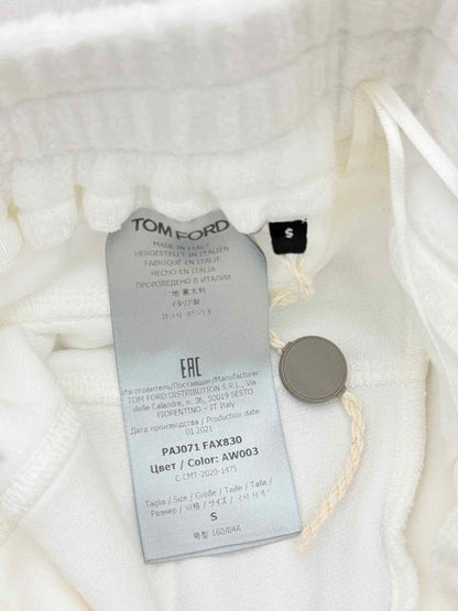 TOM FORD White Size Small Tracksuit Bottom
