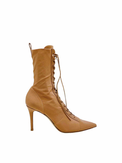 GIANVITO ROSSI Nude Size EU 38 Mid Calf Boots