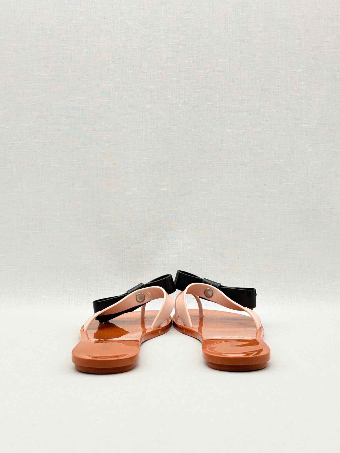 MELISSA Harmony Beige & Black Size EU 39 Sandals