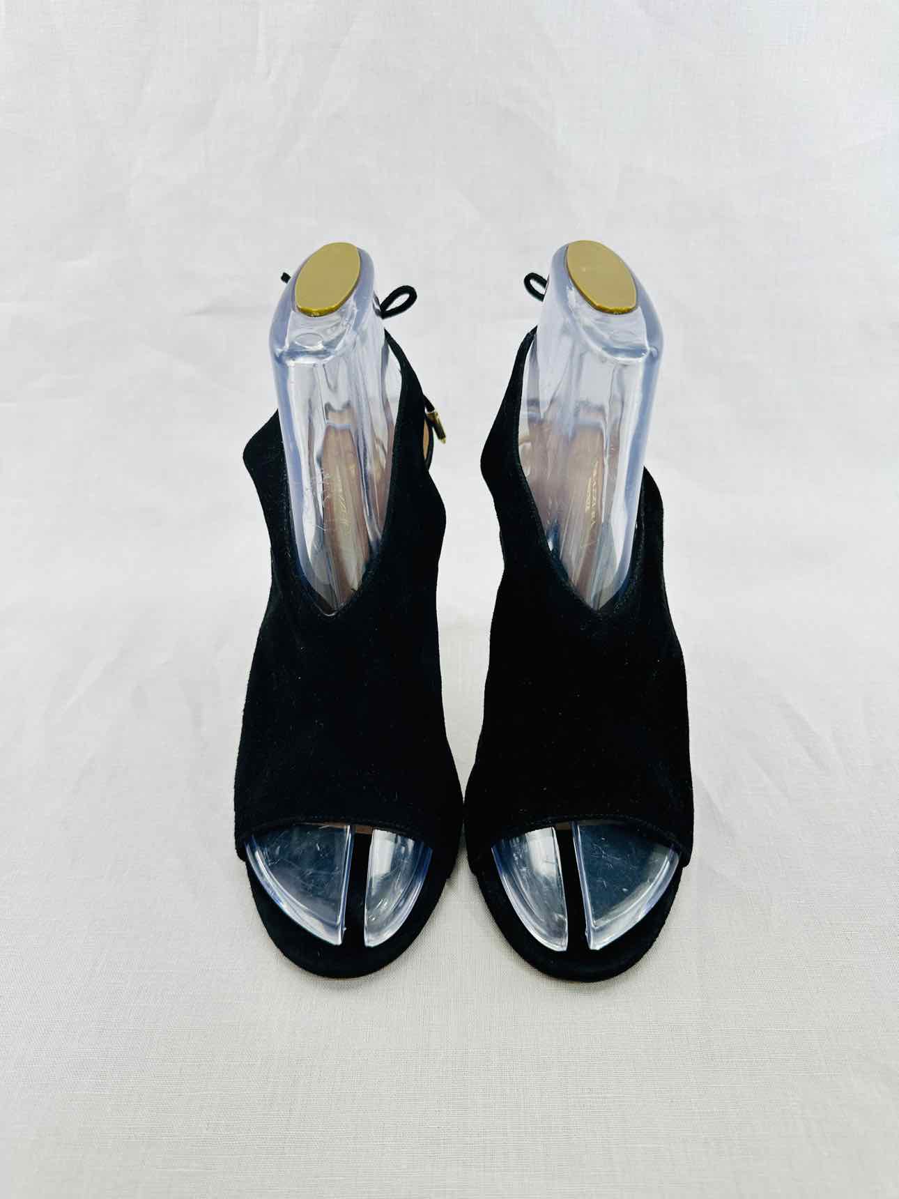 AQUAZZURA Black Size EU 39 Slingbacks