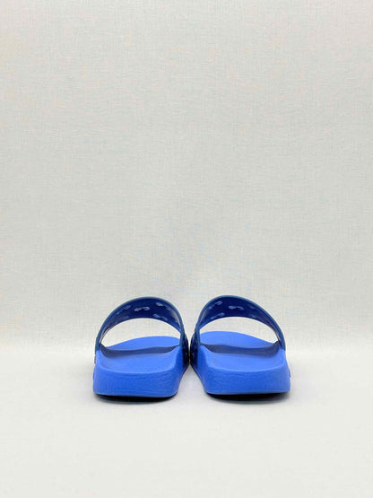 GUCCI GG Rubber Blue Size EU 39 Slides