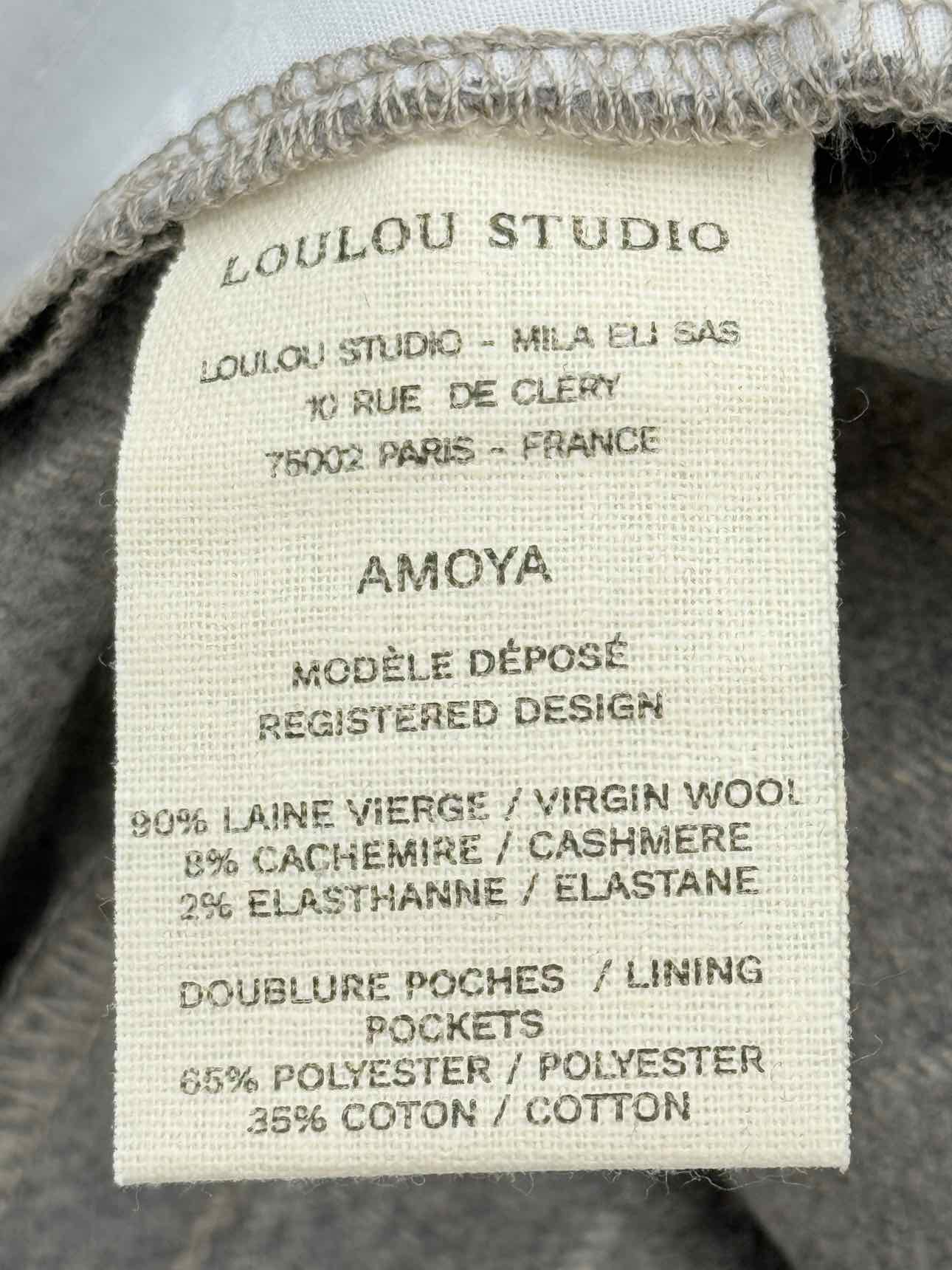 LOULOU STUDIO Beige Striped Size Small Outfit Set